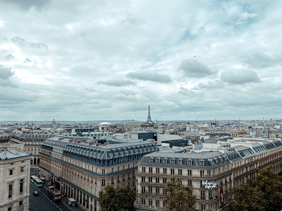 Parijs budget tips: het dakterras van Galeries Lafayette