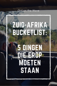 Zuid-Afrika bucketlist tips