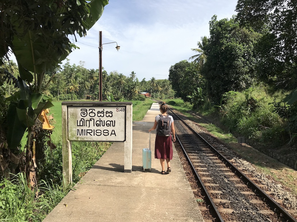 digital nomad in Mirissa, Sri Lanka