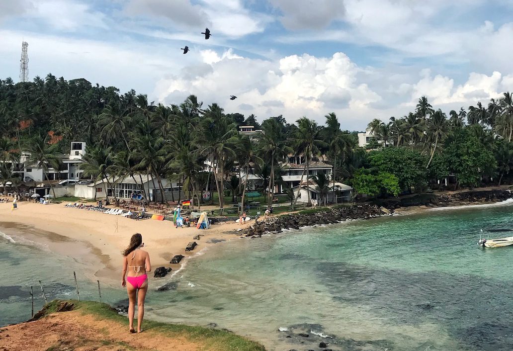 digital nomad in Mirissa, Sri Lanka