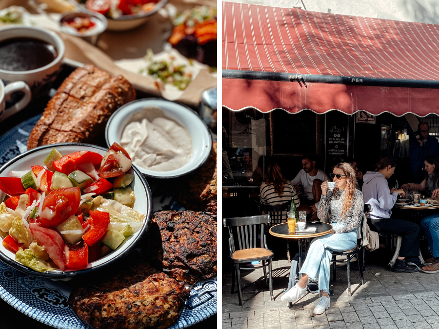 Vegan in Tel Aviv bij Café Alma in Neve Tzedek