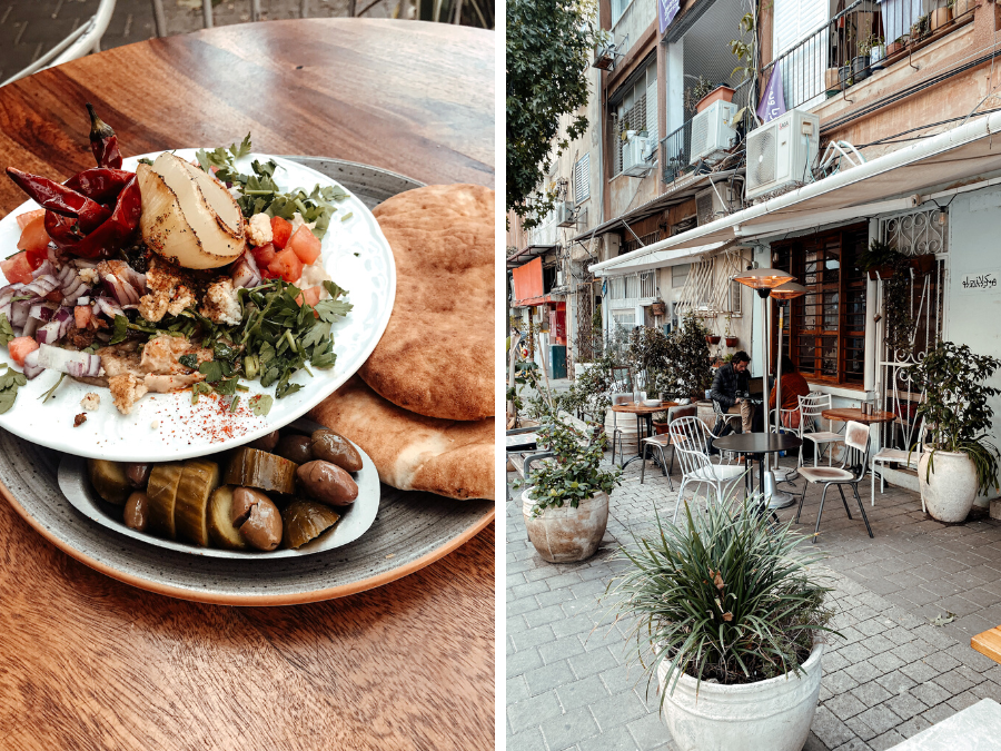 Vegan in Tel Aviv: Michelangelo Café in Jaffa