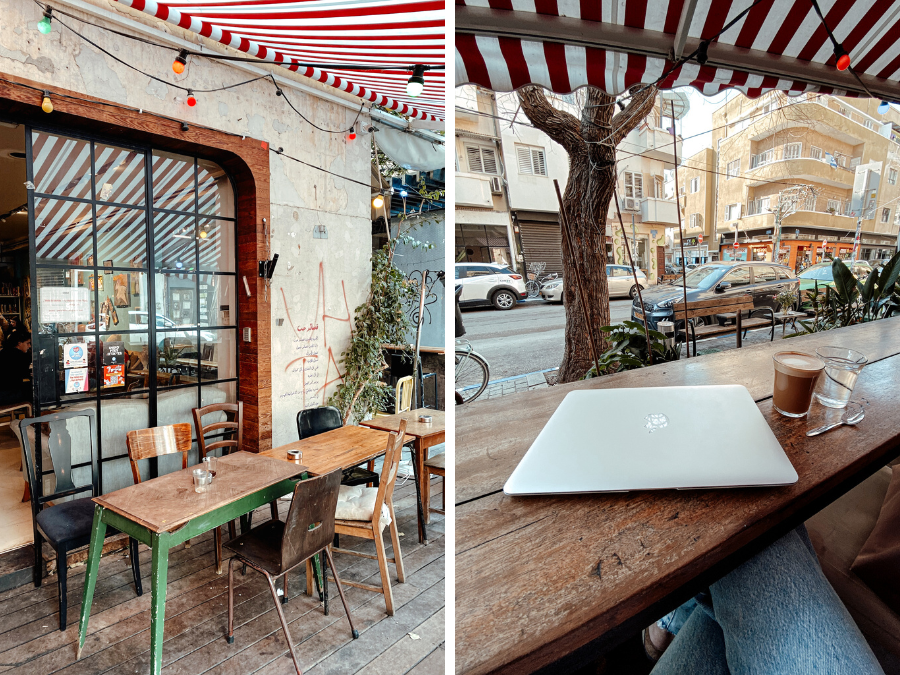 Goede koffie in Tel Aviv: Kiosko in Florentin