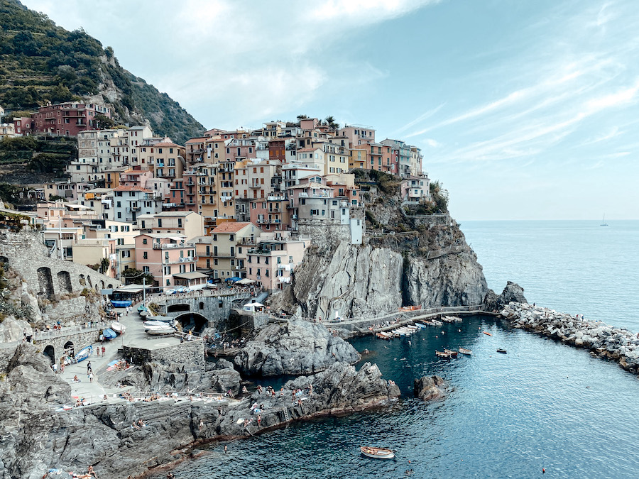 Uitzicht op Manarola, Cinque Terre