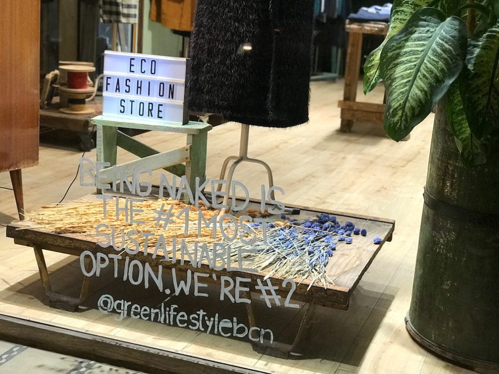 GreenLifeStyle EcoFashion: eco kledingwinkel in Gracia, Barcelona