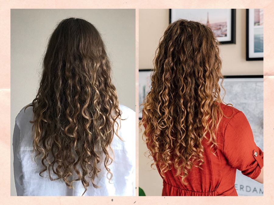 Curly Girl Methode: voor en na, met vegan producten