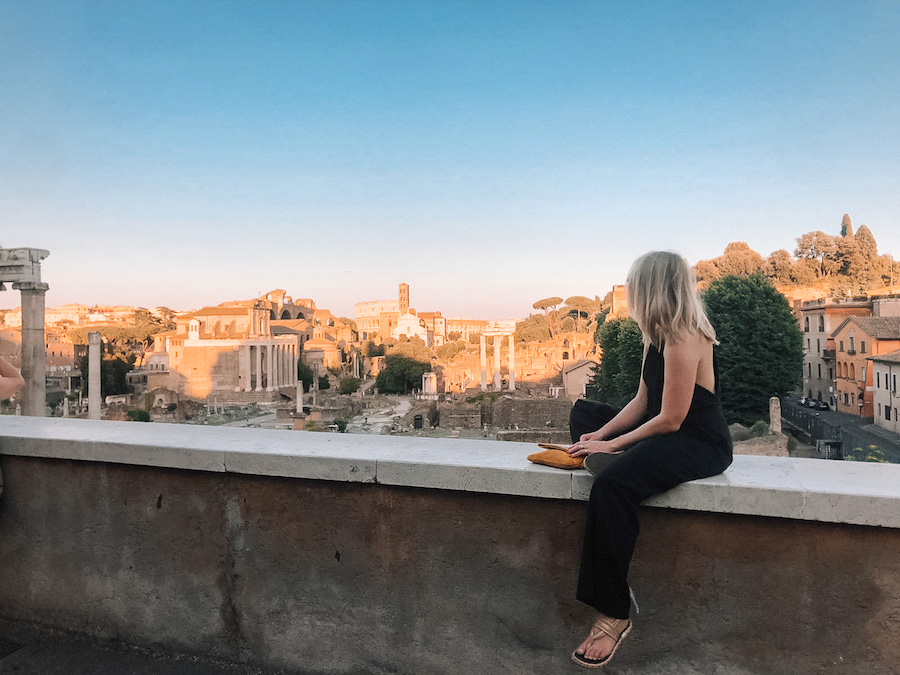 Digital nomad Puck Landewé in Rome