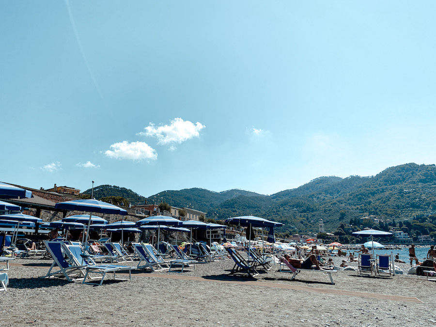 Levanto strand, Italië