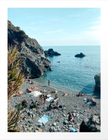 De kust van Levanto, Italië