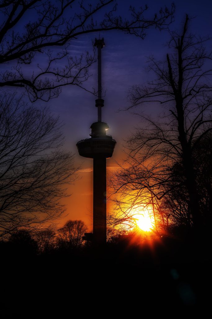 11 hotels met uitzicht over de stad in Nederland: Euromast in Rotterdam