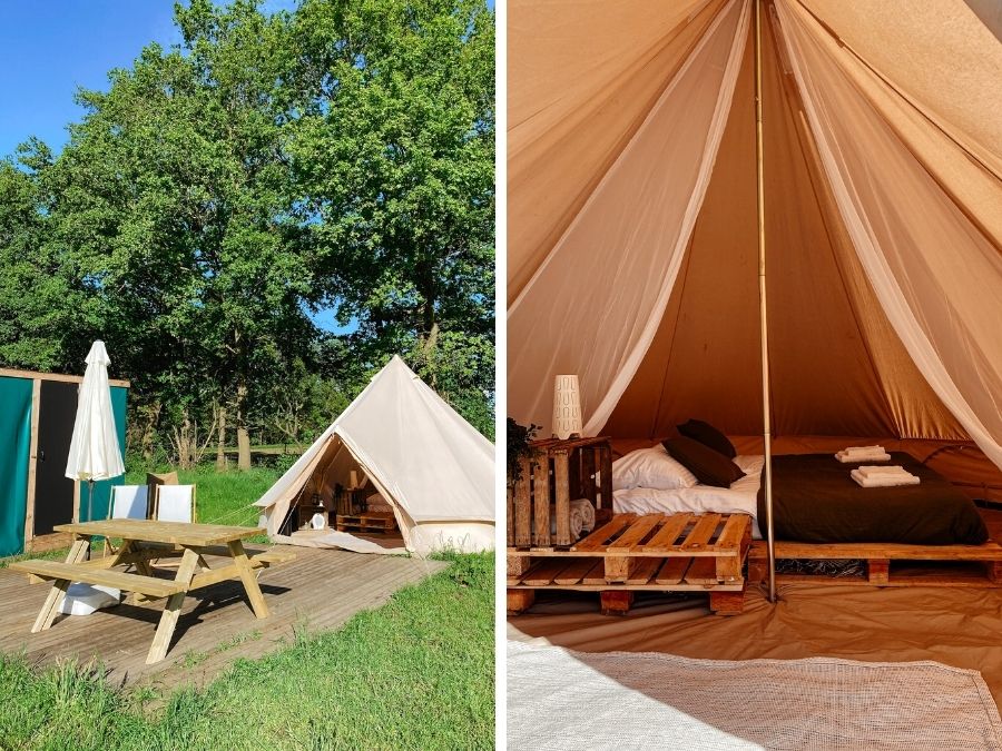 Nomad Tent op East Nomads glamping