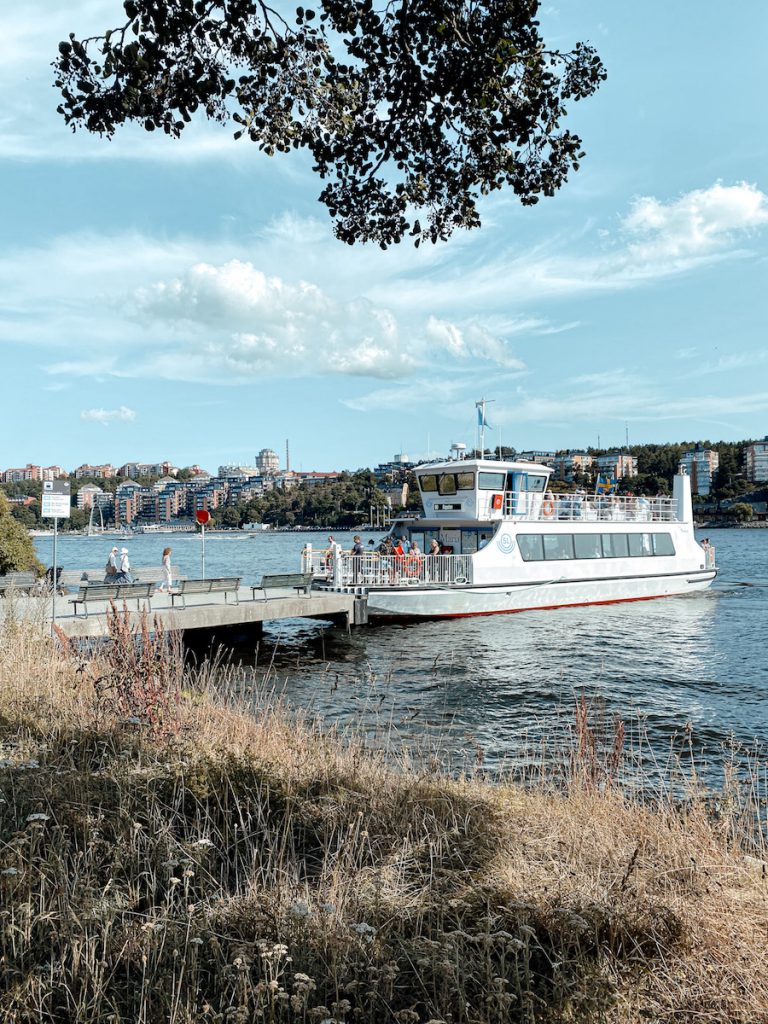 De ferry in Stockholm, Zweden