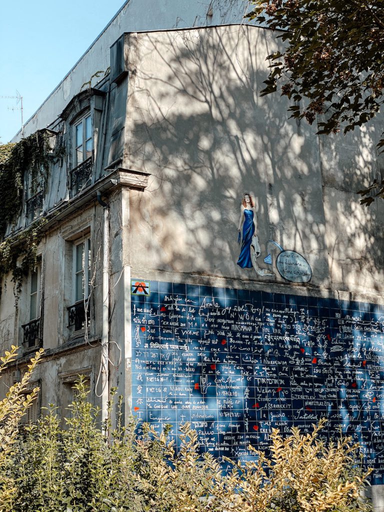 Parijs fotospots: Le Mur Des Je T’aime