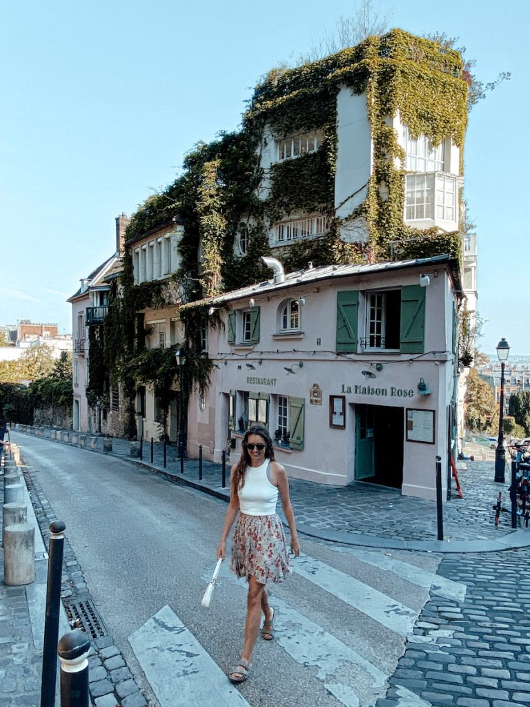 Parijs fotospots: La Maison Rose in Montmartre