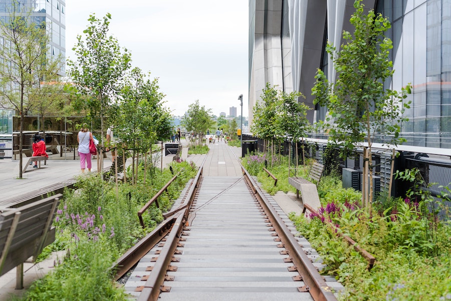 De High Line in New York City