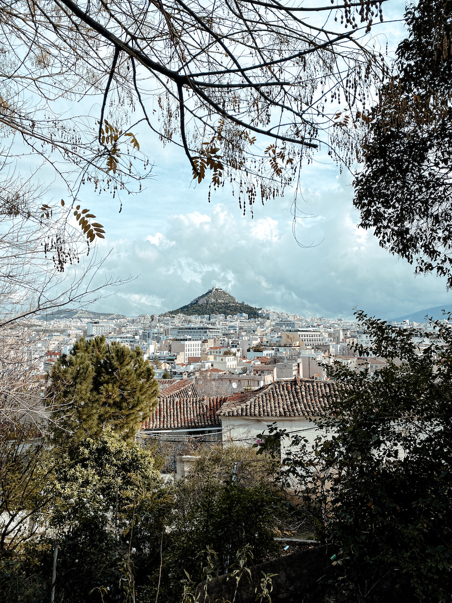 Lycabettus Hill in Athene