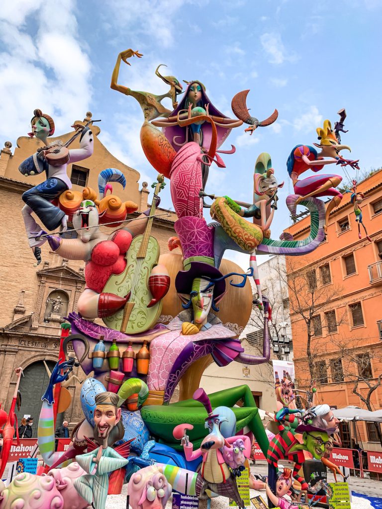 Las Fallas in Valencia