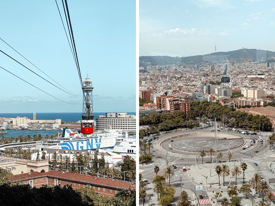 Doen in Barcelona: met de kabelbaan