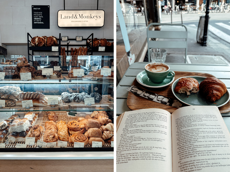 Vegan croissants bij Land & Monkeys in Parijs