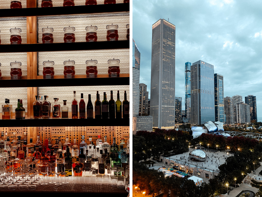 Doen in Chicago: uitzicht bekijken vanaf rooftop bar