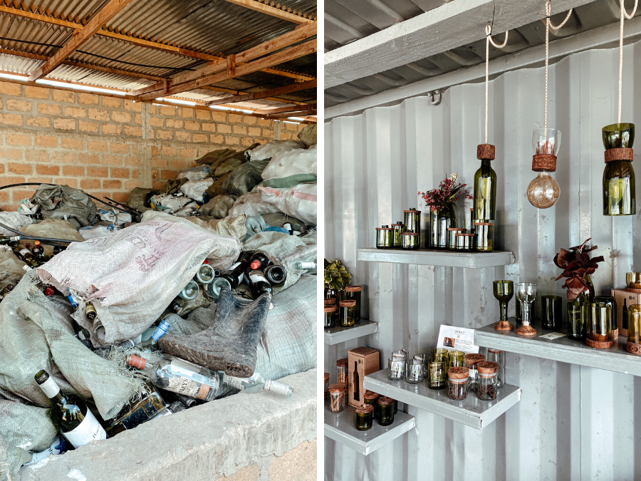 Chako Zanzibar: glas upcyclen tot mooie producten