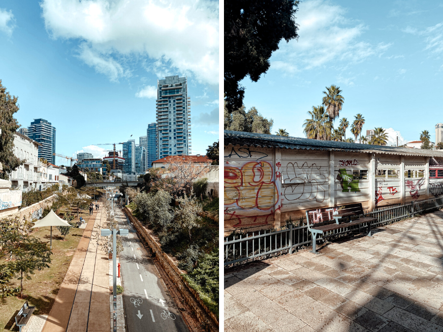 Doen in Tel Aviv: over Park HaMesila wandelen