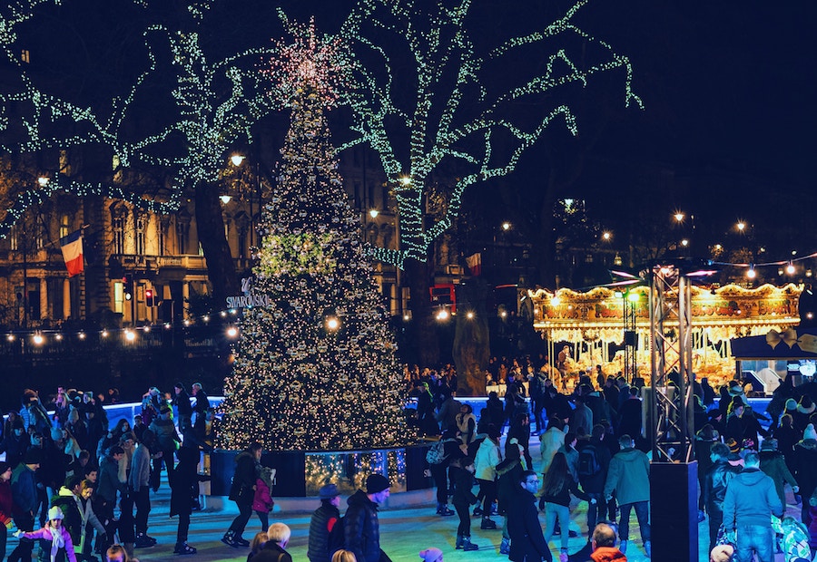 Kerst in Londen vieren: schaatsbanen