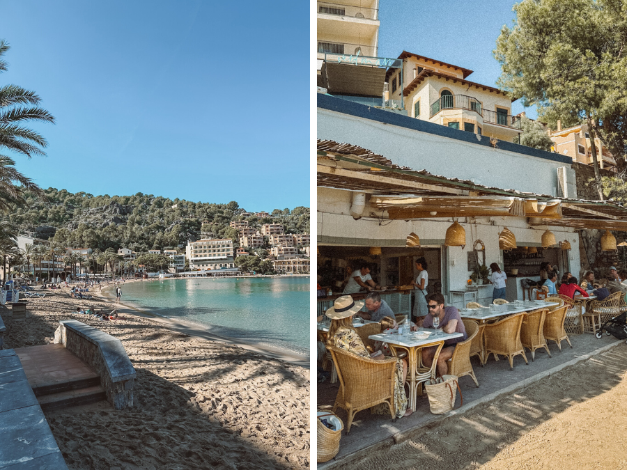 Het strand van Port de Sóller