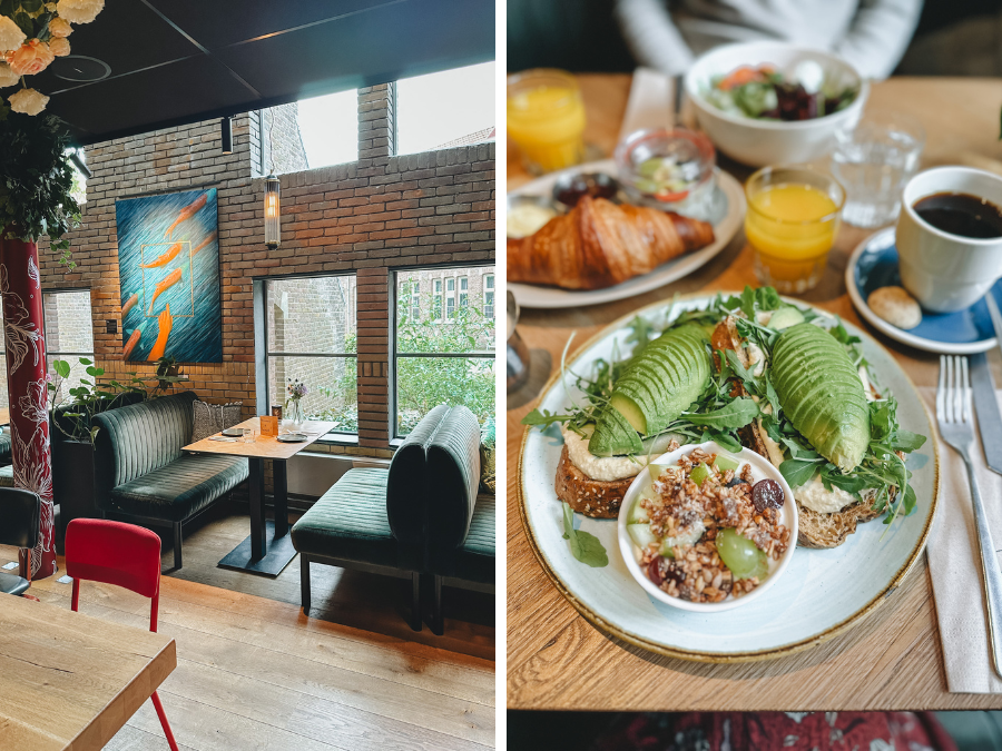 Het restaurant en ontbijt van BUNK Amsterdam