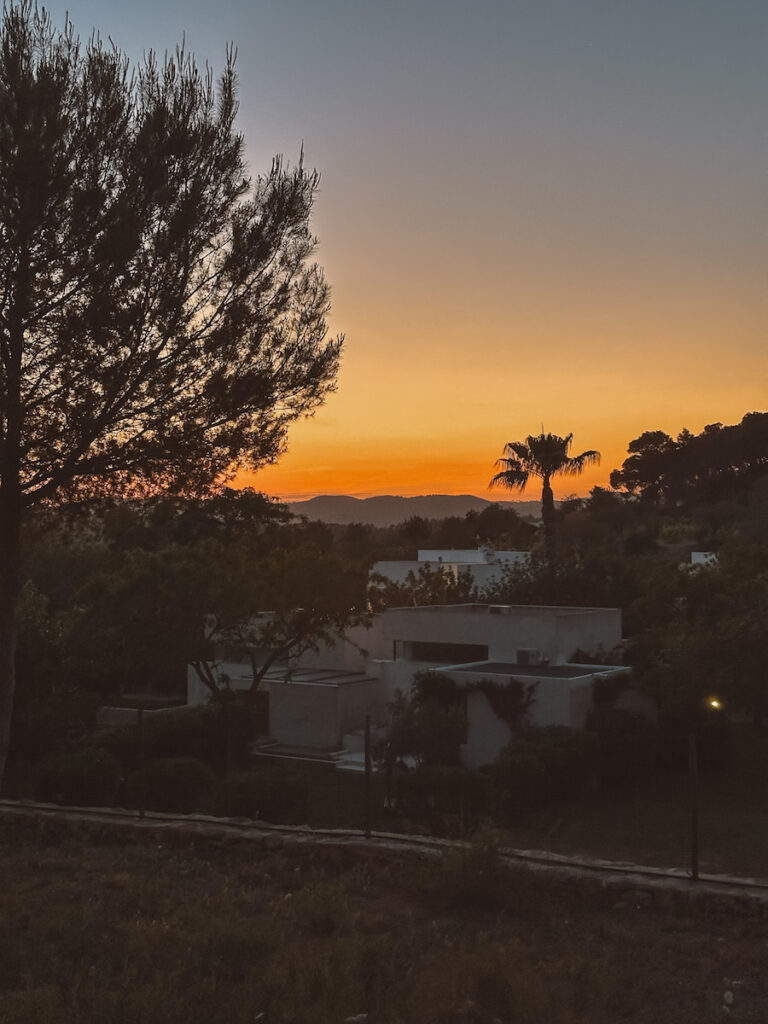 Can Lluc Rural Hotel sunset viewpoint