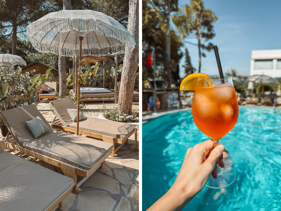 Het zwembad van Parco Ibiza