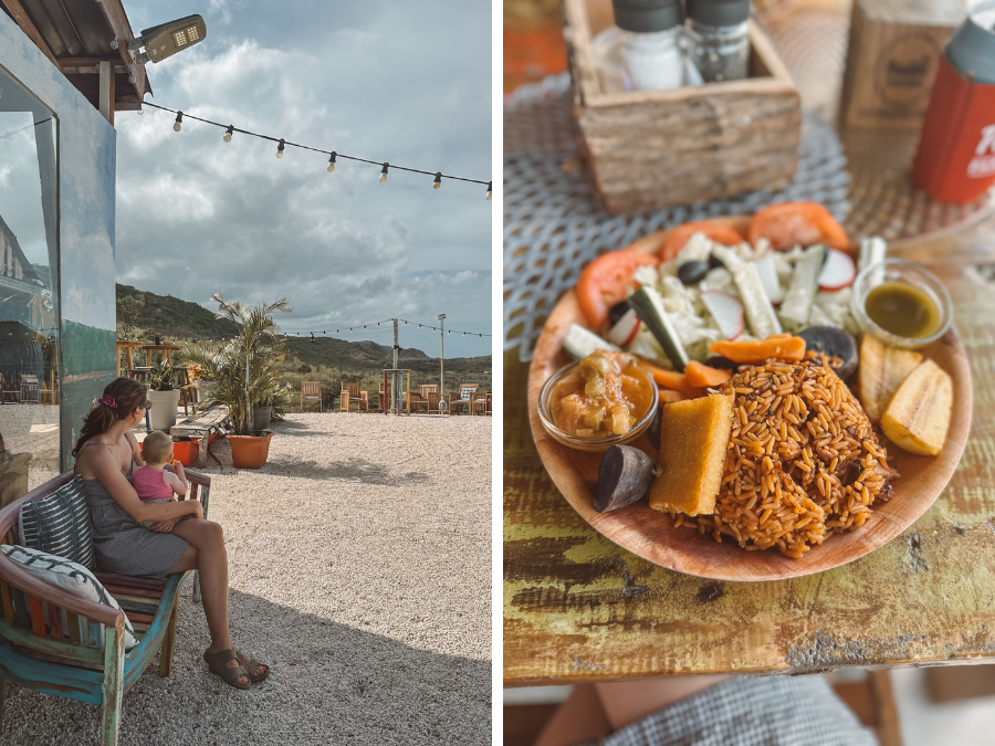 Doen op Bonaire: lunchen bij Posada Para Mira