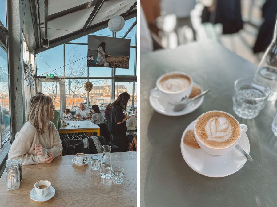 Koffie & uitzicht in Haarlem bij De Dakkas