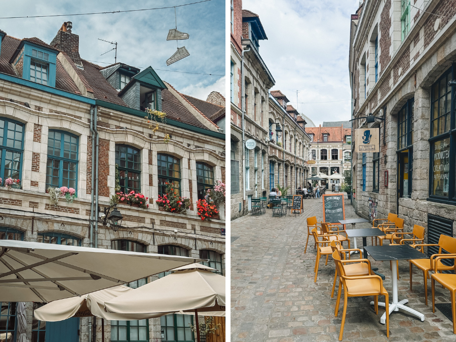Wandelen door de wijk Vieux Lille in Lille
