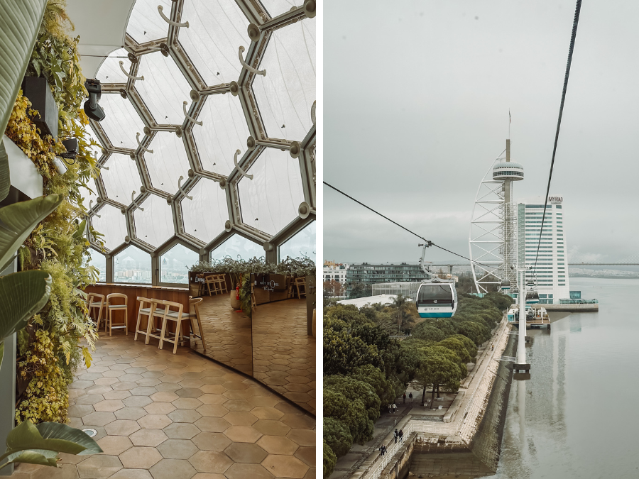 Regen in Lissabon: Bekijk het uitzicht vanaf Babylon 360º