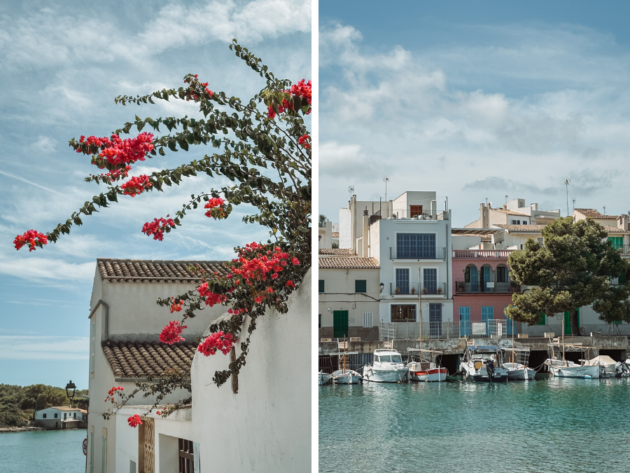 Door de haven van Portocolom wandelen