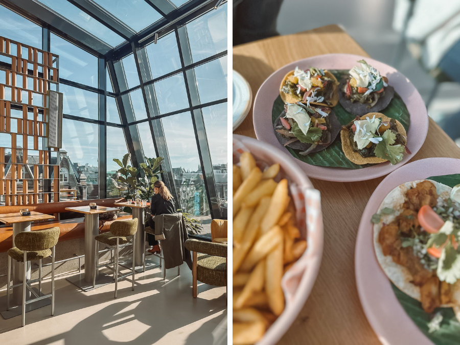 Cima rooftop bar in Amsterdam-Centrum