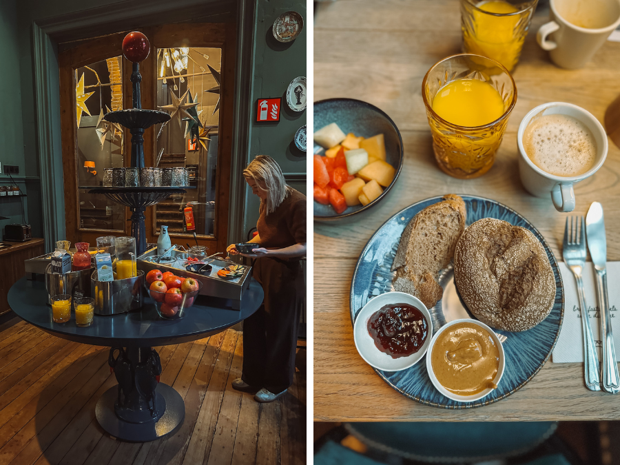 Het onbtijt bij Boutique Hotel STAATS