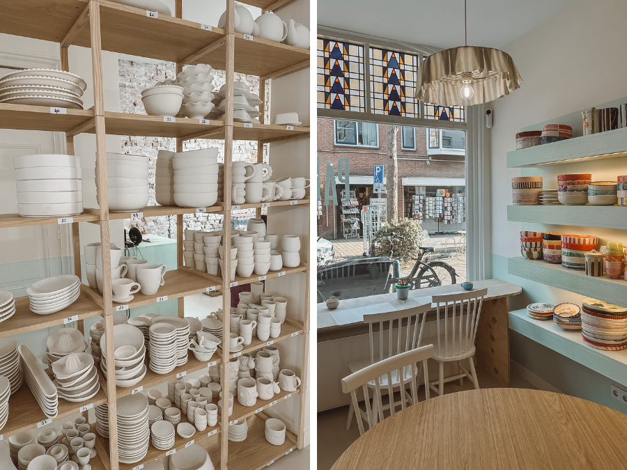 Doen in Den Haag: keramiek schilderen bij keramiekcafé Palette Café