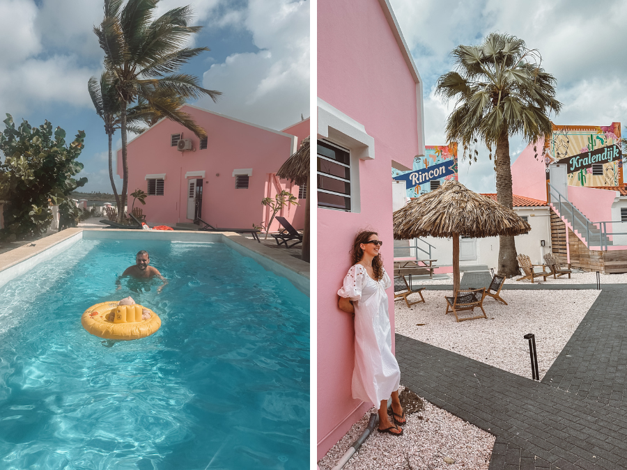 Bijzonder overnachten op Bonaire bij Boutique Bonaire Pink Lagoon