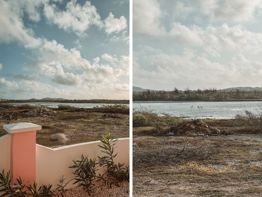 Bijzonder overnachten op Bonaire met uitzicht op flamingo's