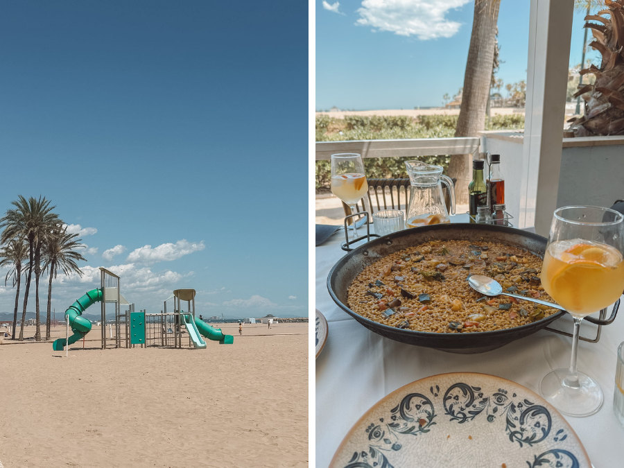 Dagje strand met dreumes in Valencia: speeltuinen & paella