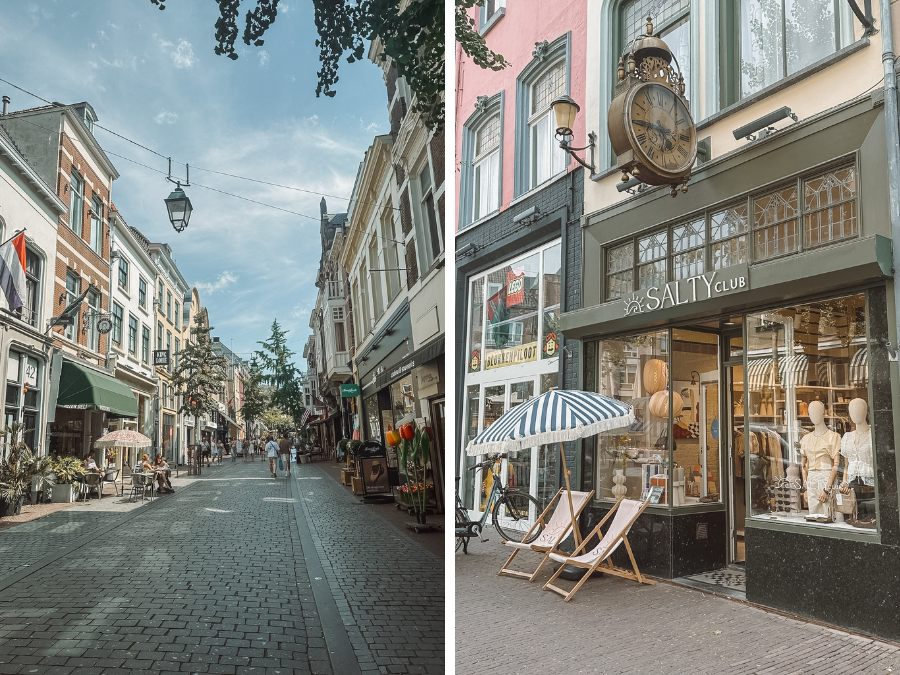 Winkelen op de Lange Hezelstraat in Nijmegen